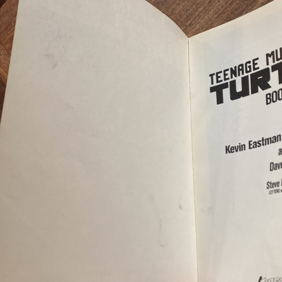 Teenage Mutant Ninja Turtles graphic novel book 3 vintage - Picture 4 of 4